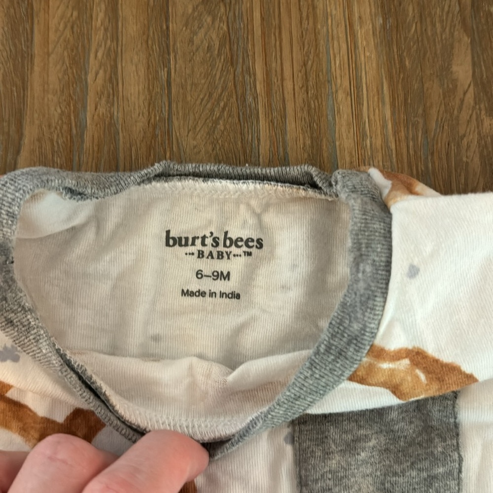 Burt’s Bees Baby Pretzel Romper Unisex - Picture 3 of 4